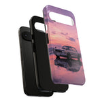 Silver Hakosuka Skyline Mirror Lake Tough Phone Case