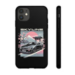 R34 Skyline GT-R Sakura Mountain JDM Tough Phone Case Gift