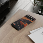Datsun 240Z Classic JDM Sports Car Sunset Art Tough Phone Case