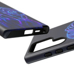 Neon Blue Tiger phone case | tough protective cover