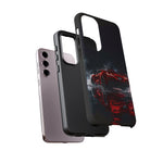Z06 C8 Phone Case, Red Smoke Studio Reflection Cover