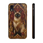 Siamese Cat Thai Royal Portrait Art Tough Phone Case