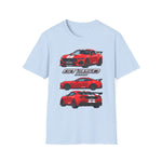 Red 2025 GT350 Muscle Car T-Shirt | Racing Mustang Graphic Tee