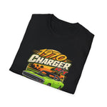 1970 Charger Classic Car T-Shirt — Vintage Muscle Car Graphic Tee