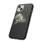 Snook Fishing Phone Case, Saltwater Portrait Black Cover, Gift