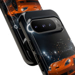 Orange C6 Neon Car Meet Tough Phone Case