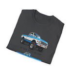 1972 Chevy K10 Pickup Truck T-Shirt | Vintage Auto Illustration Tee