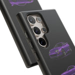 MK4 Supra Phone Case Purple, Three-View Vector Cover