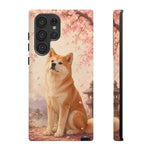 Akita Cherry Blossom Phone Case Sakura Dog Lover Gift