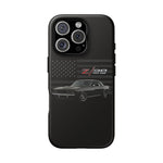 Z28 Camaro Phone Case Classic Muscle Car Patriotic Tough Cover Gift Art