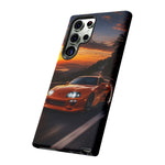 Supra MK4 Orange Touge Night JDM Speed Art Tough Phone Case