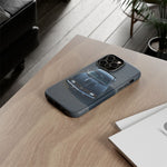 1969 Camaro SS Black Overhead Tough Phone Case Cover Gift Art