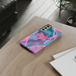 Neon Cyber Geisha phone case | Tough Case