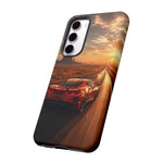 C8 Desert Highway Sunset Phone Case Tough Case for Corvette Drivers