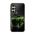 Camaro ZL1 Neon Green Muscle Car phone case | Tough Cover