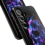 Holographic Skull Phone Case, Shattered Glass Iridescent Cover