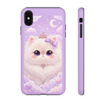 Persian Cat Kawaii Chibi Round Art Tough Phone Case