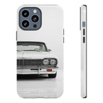White Impala Phone Case, Classic 64 Lowrider Style Cover, Gift for Guys