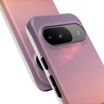 Silver Skyline R34 at Sunset Phone Case | Car Reflection Sky Case