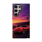 Red C3 Coastal Sunset Phone Case Classic Car Tough Case