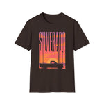 Silverado Retro Sunset Chevy Truck T-Shirt Vintage Pickup Graphic Tee