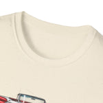 1959 Fairlane 500 Vintage Car T-Shirt | Classic Red 1950s Automobile Tee