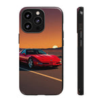 Red C4 ZR-1 King of the Hill Art Tough Phone Case