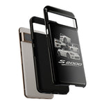 White S2000 Roadster Collage JDM Tough Phone Case Cover Gift