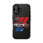 VintageDatsun 510 Racing Stripe JDM Tough Phone Case Cover Gift