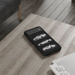 R32 Skyline Phone Case White, Three-View Vector Cover, Gift GTR Fans