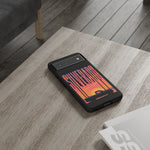 Silverado sunset truck Phone Case | Retro pickup silhouette