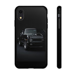 Black 1970 Nova SS Studio Front Tough Phone Case for Muscle Car Fans