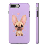 French Bulldog Bat Ears Kawaii Pet Dog Art Tough Phone Case