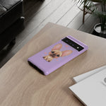 French Bulldog Bat Ears Kawaii Pet Dog Art Tough Phone Case