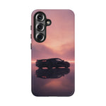C8 Corvette Silhouette Pastel Horizon Case
