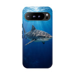Tiger Shark Phone Case, Dappled Blue Water Tough Cover