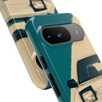 S13 Teal White Pop-up Tough Phone Case for JDM Fans