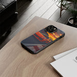 Orange C8 Z06 Flat Plane V8 Speed Art Tough Phone Case