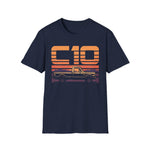 C10 Retro Sunset Truck T-Shirt Classic Chevy Pickup Graphic Tee