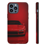 Red NSX Phone Case, 90s JDM Supercar Legend Tough Cover, Mens Gift