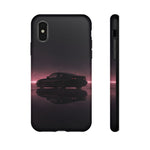180SX Pink Horizon Silhouette Tough Phone Case