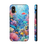 Underwater Coral Reef Phone Case | Colorful Tropical Fish Ocean Scene