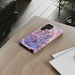 Cherub Cloud Throne Phone Case, Pastel Marble 3D Render Cover