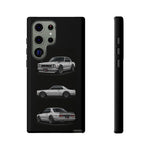 Silver Hakosuka Skyline Classic Sports Car Tough Phone Case for JDM Fans