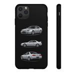 Silver Prelude Sports Coupe Tough Phone Case for JDM Fans