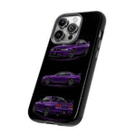 Purple R33 Skyline GTR JDM Sports Car Phone Case Tough Multi View