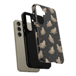 Vintage Ghost Pattern phone case | Halloween spooky stars design