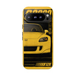 S2000 Spa Yellow Retro 90s JDM Car Tough Phone Case
