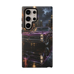 67 GTO Phone Case Purple, Rainy City Night Muscle Car Tough Cover