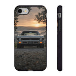 68 Nova SS Phone Case, Silver Muscle Car Misty Dawn Gravel Road Cover
